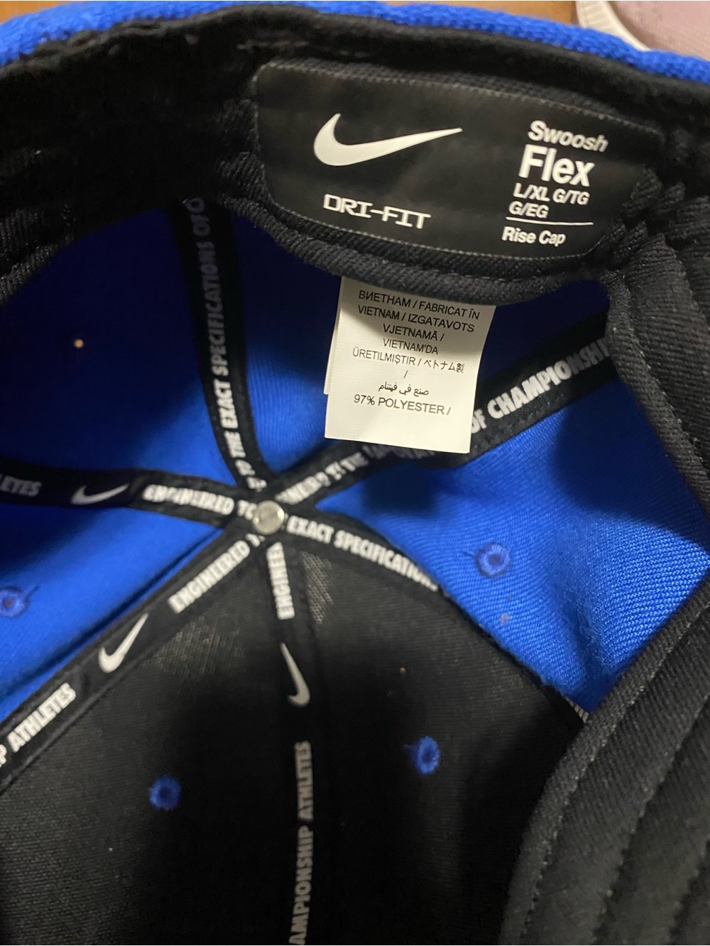 Nike Royal Blue BBN Embroidered Men's Cap - Picture 4 of 5